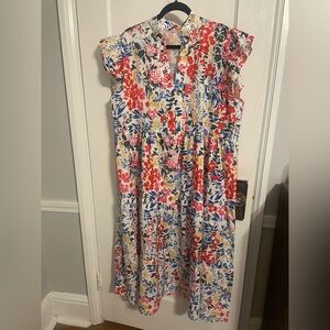 LAST CHANCE… Floral Print 3XL dress